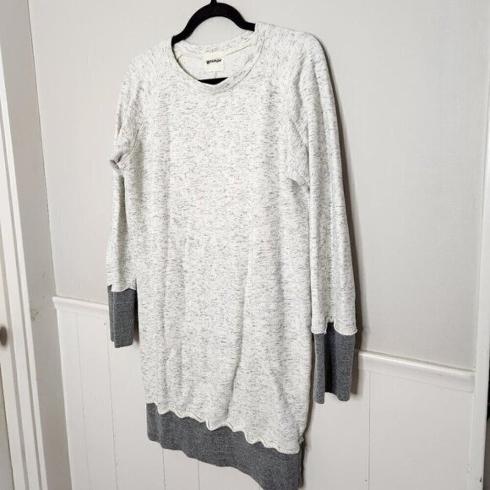 MONROW Grey Sweatshirt Mini Dress